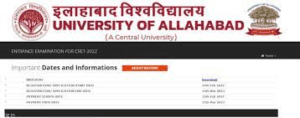 Read more about the article University of Allahabad AU Pravesh CRET 2023 Admit Card / इलाहाबाद विश्वविद्यालय एयू प्रवेश सीआरईटी 2023 एडमिट कार्ड