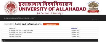 University of Allahabad AU Pravesh CRET 2023 Admit Card / इलाहाबाद विश्वविद्यालय एयू प्रवेश सीआरईटी 2023 एडमिट कार्ड 4 image 76