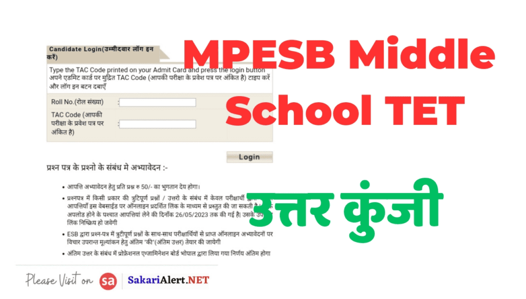 Madhya Pradesh MPESB, PEB Middle School Teacher Eligibility Test, MSTET Answer Key 2023 / मध्य प्रदेश MPESB / PEB मध्य विद्यालय शिक्षक पात्रता परीक्षा MSTET उत्तर कुंजी 2023 2 image 49