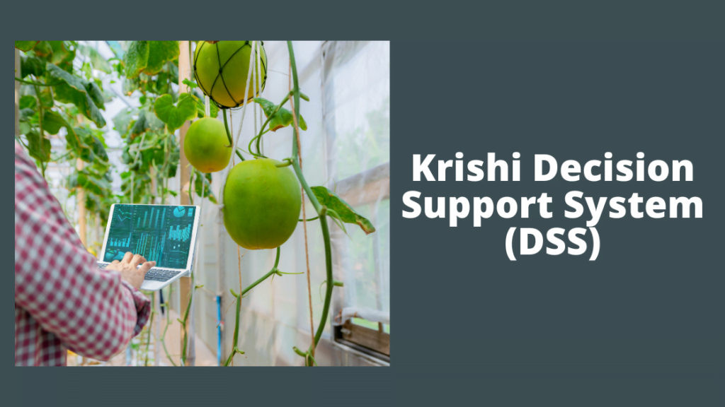 The Digital Agriculture Mission: Revolutionizing the Future of Farming 3 DIGITAL AGRICULTURE MISSION KRISHI DSS